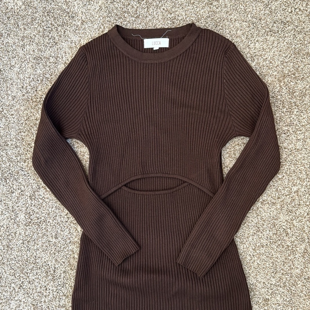 Great condition ribbed sweater by Lucca, size Large